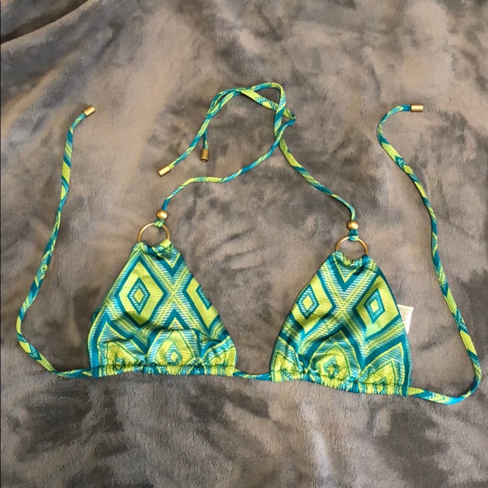 Vitamin A Gold bikini top